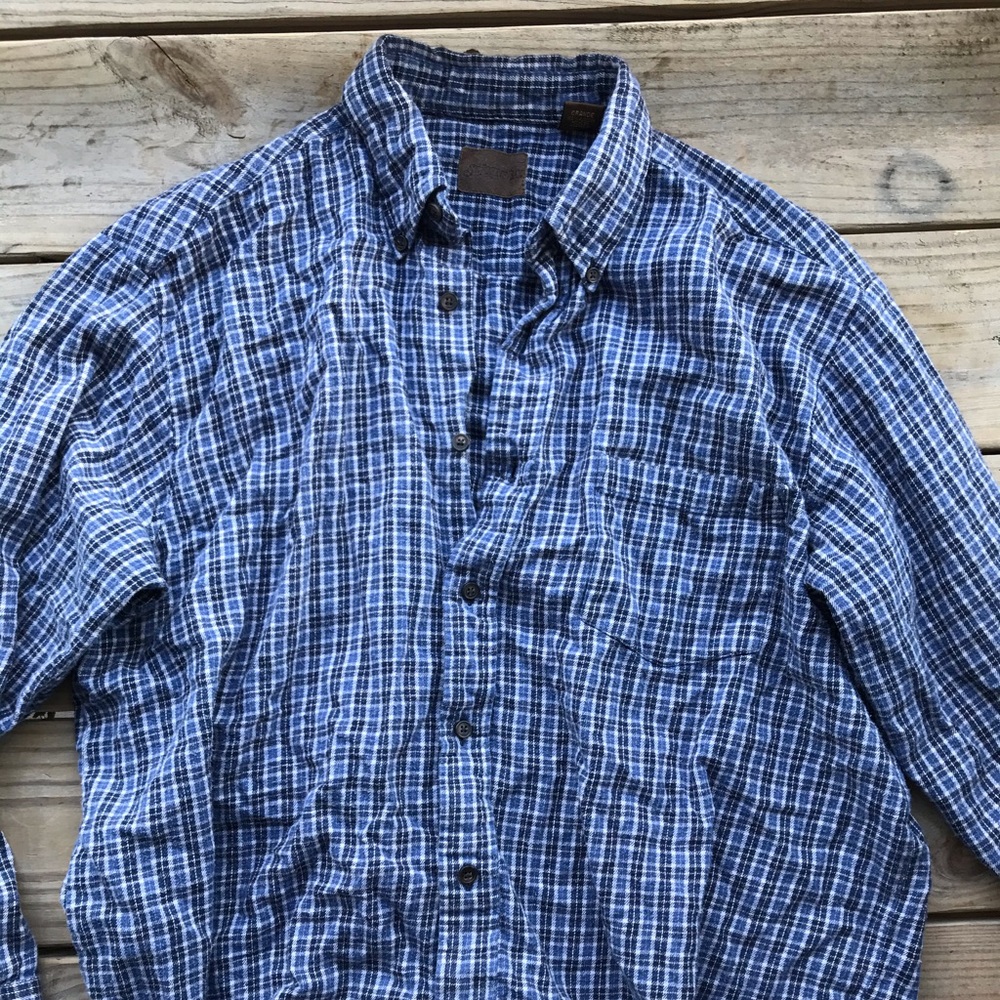 Long sleeve button down flannel